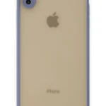 Uray store Apple iPhone X Kılıf Montreal Silikon Kapak - Gri