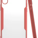 Uray store Apple iPhone X Kılıf Platin Silikon - Pembe