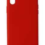 Uray store Apple iPhone XR Kılıf Nano içi Kadife Silikon - Kırmızı