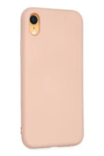 Uray store Apple iPhone XR Kılıf Nano içi Kadife Silikon - Pudra - Görsel 2