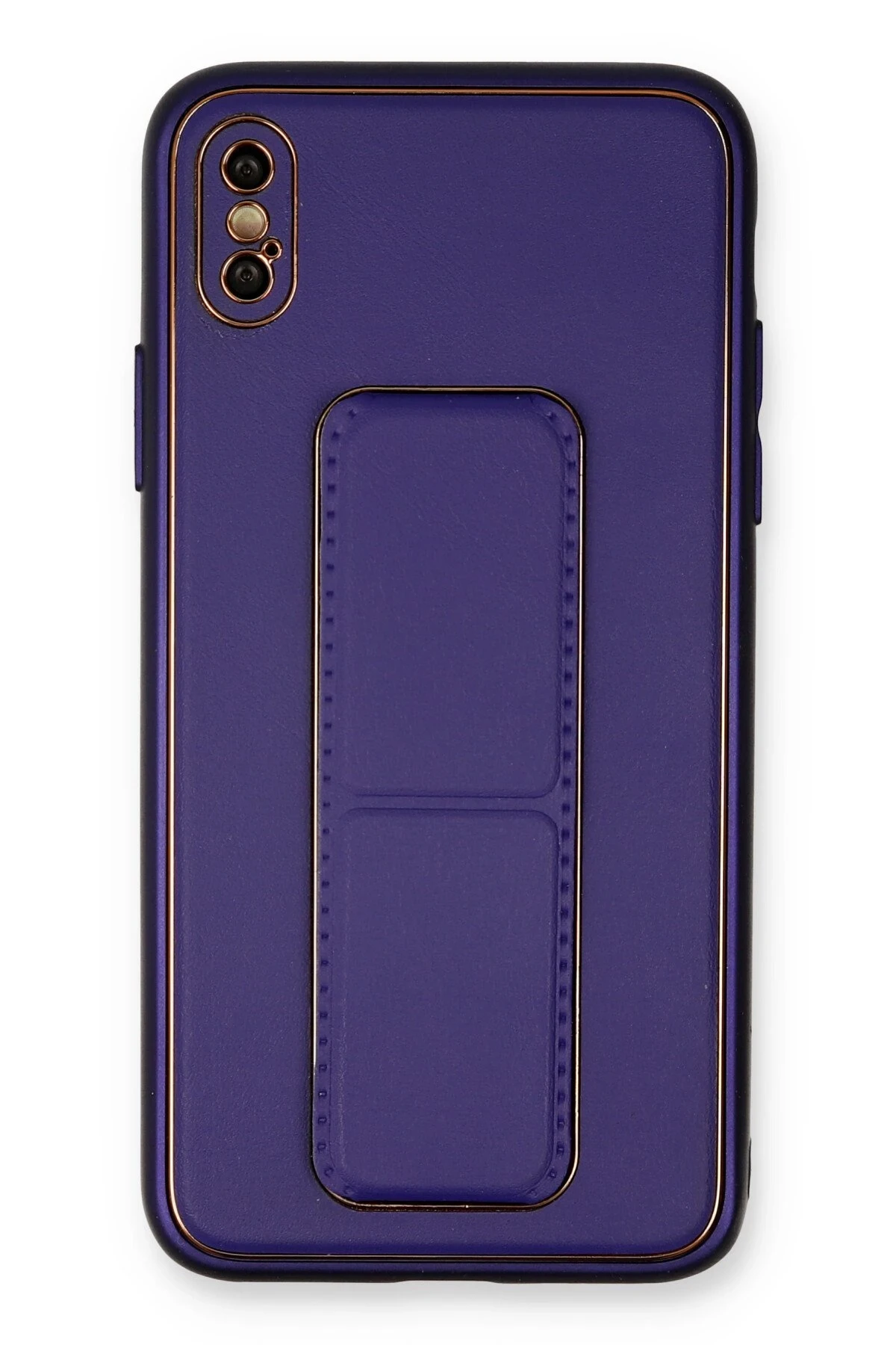 newface-iphone-xs-max-kilif-coco-deri-standli-kapak-mor-default Uray store Apple iPhone XS Max Kılıf Coco Deri Standlı Kapak - Mor - Görsel 1
