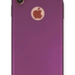 Uray store Apple iPhone XS Max Kılıf First Silikon - Mürdüm