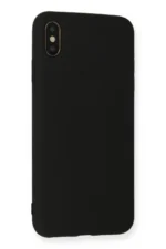 Uray store Apple iPhone XS Max Kılıf Nano içi Kadife Silikon - Siyah - Görsel 3