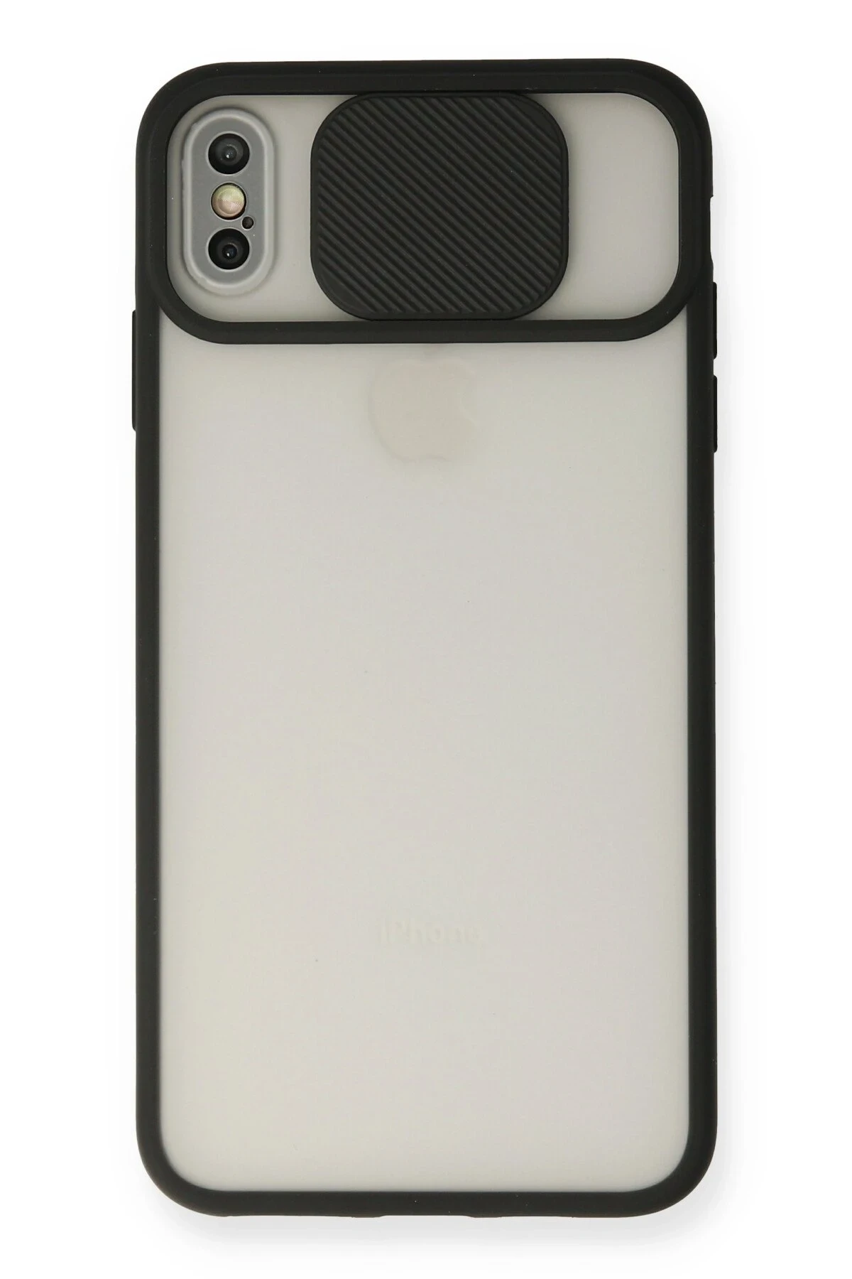 newface-iphone-xs-max-kilif-palm-buzlu-kamera-surgulu-silikon-siyah-default Uray store Apple iPhone XS Max Kılıf Palm Buzlu Kamera Sürgülü Silikon - Siyah - Görsel 1