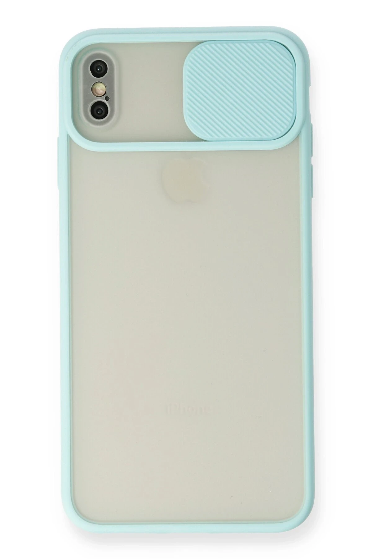 newface-iphone-xs-max-kilif-palm-buzlu-kamera-surgulu-silikon-turkuaz-default Uray store Apple iPhone XS Max Kılıf Palm Buzlu Kamera Sürgülü Silikon - Turkuaz - Görsel 1