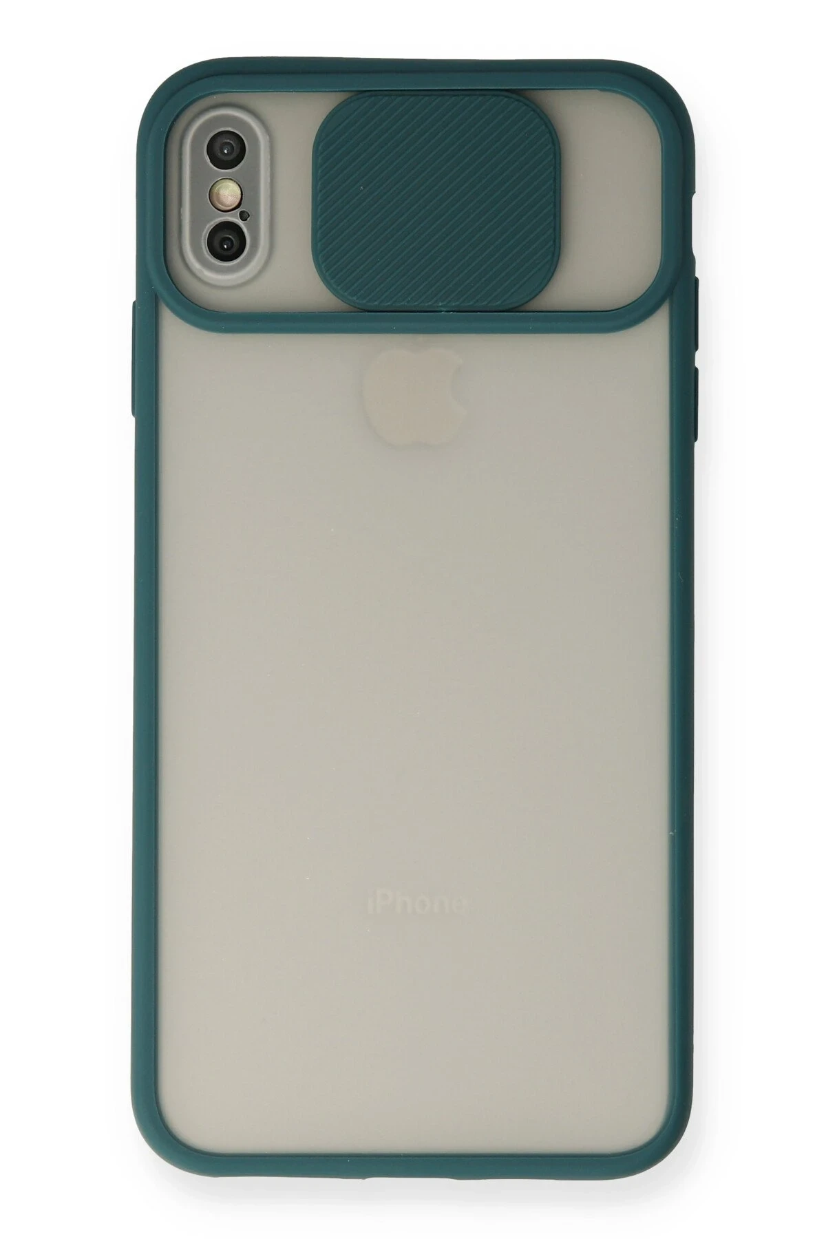 newface-iphone-xs-max-kilif-palm-buzlu-kamera-surgulu-silikon-yesil-default Uray store Apple iPhone XS Max Kılıf Palm Buzlu Kamera Sürgülü Silikon - Yeşil - Görsel 1