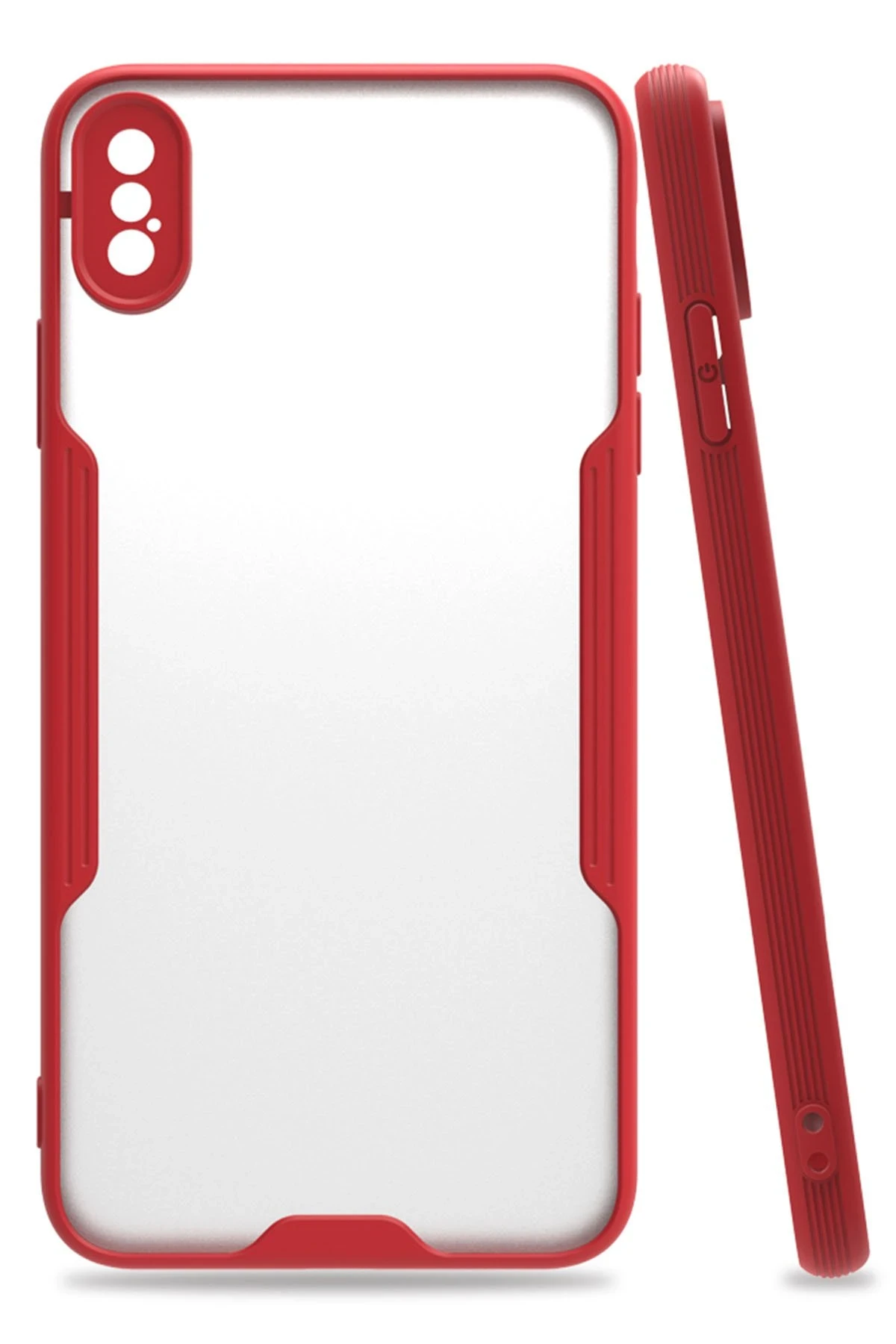 newface-iphone-xs-max-kilif-platin-silikon-kirmizi-default Uray store Apple iPhone XS Max Kılıf Platin Silikon - Kırmızı - Görsel 1