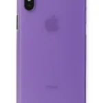 Uray store Apple iPhone XS Max Kılıf PP Ultra İnce Kapak - Mor