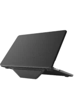 Uray store Apple Macbook Air 15 2024 Macbook Deri Kapak - Siyah