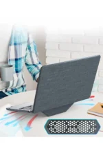 Uray store Apple Macbook Pro 13 2020 Macbook Kumaş Kapak - Gri - Görsel 3