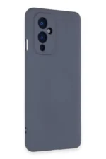 Uray store One Plus 9 Kılıf Nano içi Kadife Silikon - Gri - Görsel 2