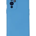 Uray store One Plus 9 Kılıf Nano içi Kadife Silikon - Mavi