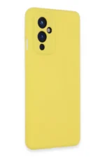 Uray store One Plus 9 Kılıf Nano içi Kadife Silikon - Sarı - Görsel 2