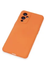 Uray store One Plus 9 Kılıf Nano içi Kadife Silikon - Turuncu - Görsel 4