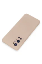 Uray store One Plus 9 Pro Kılıf Nano içi Kadife Silikon - Pudra - Görsel 3