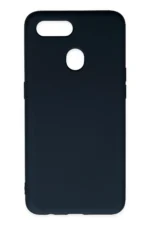 Uray store Oppo A12 Kılıf Nano içi Kadife Silikon - Lacivert
