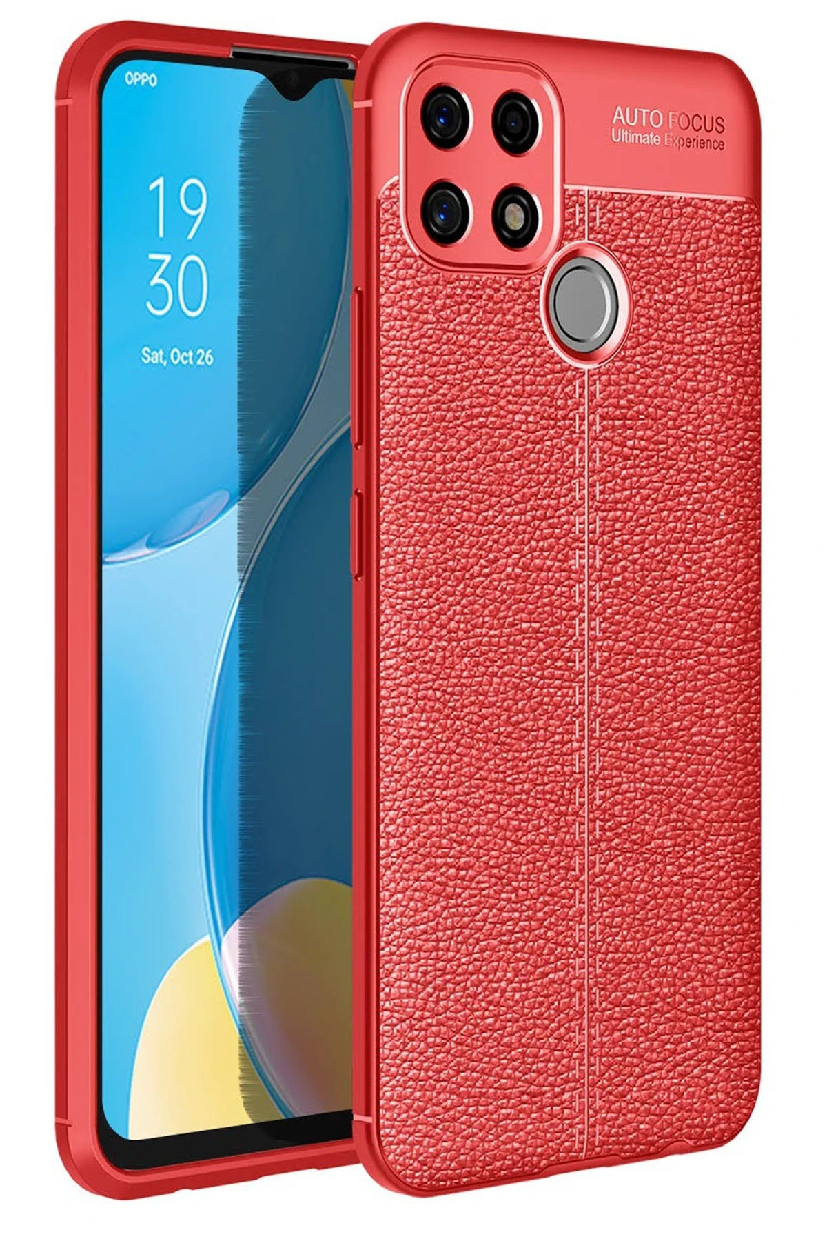 newface-oppo-a15-kilif-auto-focus-kapak-kirmizi-default Uray store Oppo A15 Kılıf Auto Focus Kapak - Kırmızı - Görsel 1
