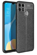 Uray store Oppo A15 Kılıf Auto Focus Kapak - Siyah