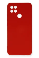 Uray store Oppo A15 Kılıf Nano içi Kadife Silikon - Kırmızı