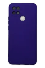Uray store Oppo A15 Kılıf Nano içi Kadife Silikon - Mor