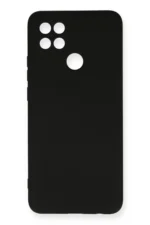 Uray store Oppo A15 Kılıf Nano içi Kadife Silikon - Siyah