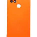 Uray store Oppo A15 Kılıf Nano içi Kadife Silikon - Turuncu