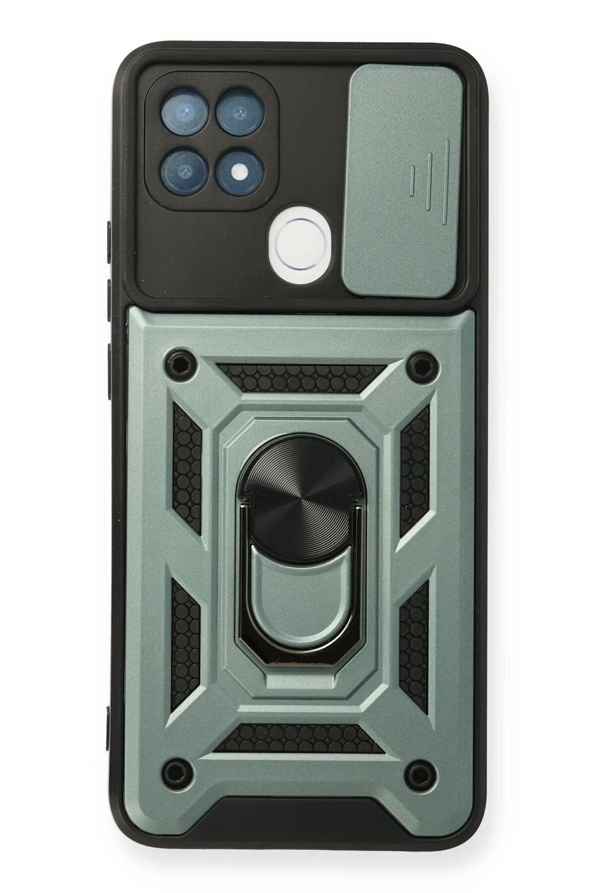 newface-oppo-a15-kilif-pars-lens-yuzuklu-silikon-yesil-default Uray store Oppo A15 Kılıf Pars Lens Yüzüklü Silikon - Yeşil - Görsel 1