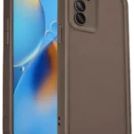 Uray store Oppo A16 Kılıf Viera Silikon - Kahverengi