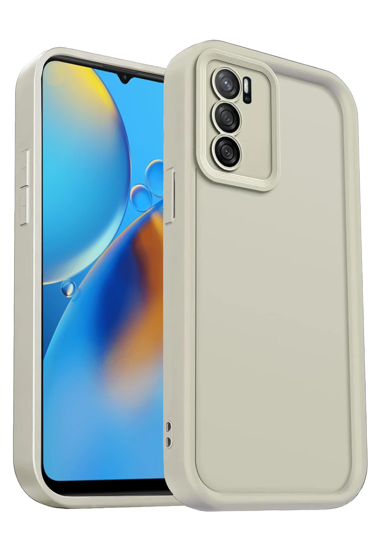 newface-oppo-a16-kilif-viera-silikon-krem-default Uray store Oppo A16 Kılıf Viera Silikon - Krem - Görsel 1