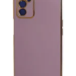 Uray store Oppo A16 Kılıf Volet Silikon - Mor
