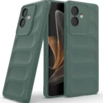 Uray store Oppo A3 Kılıf Optimum Silikon - Koyu Yeşil