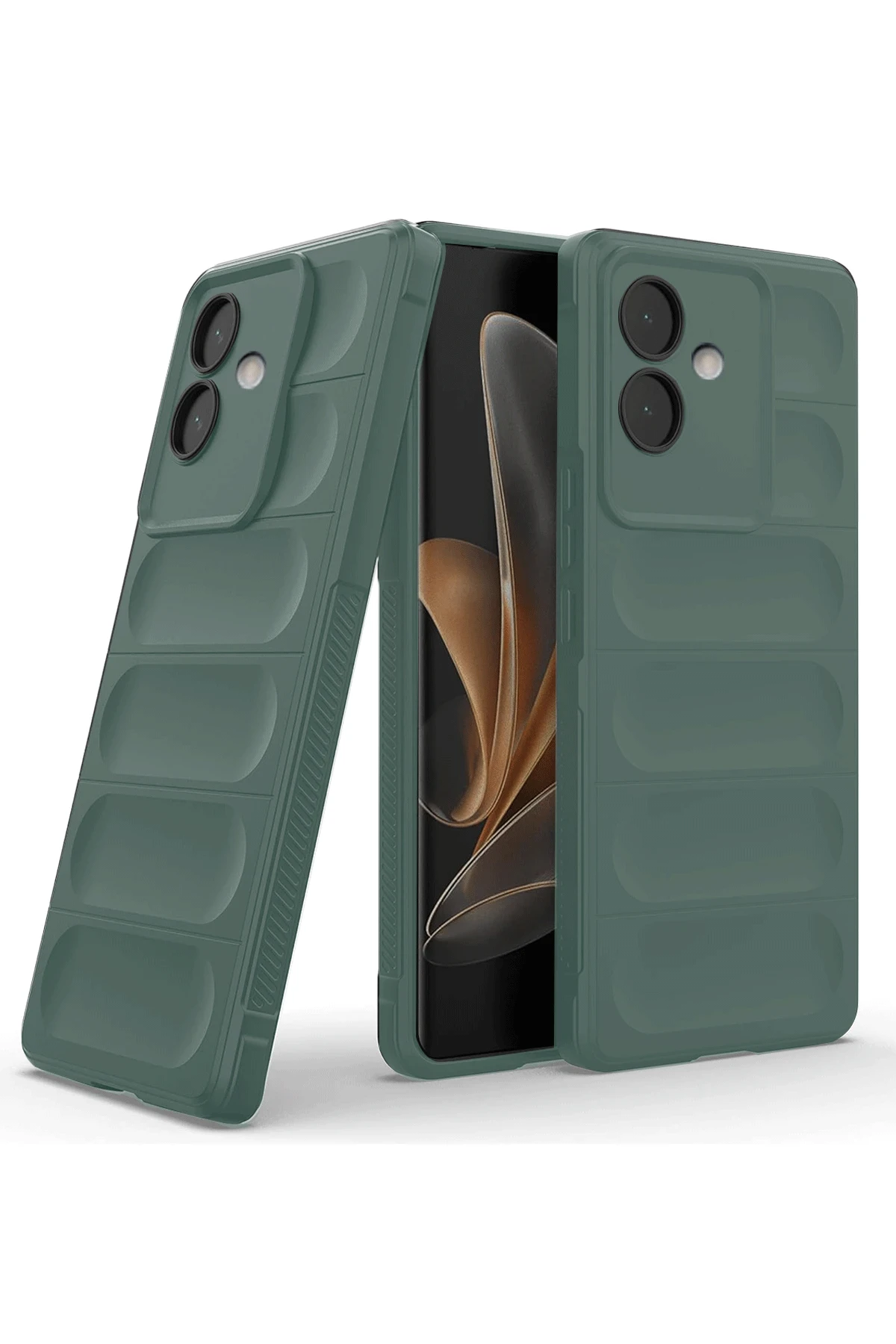newface-oppo-a3-kilif-optimum-silikon-koyu-yesil-default Uray store Oppo A3 Kılıf Optimum Silikon - Koyu Yeşil - Görsel 1