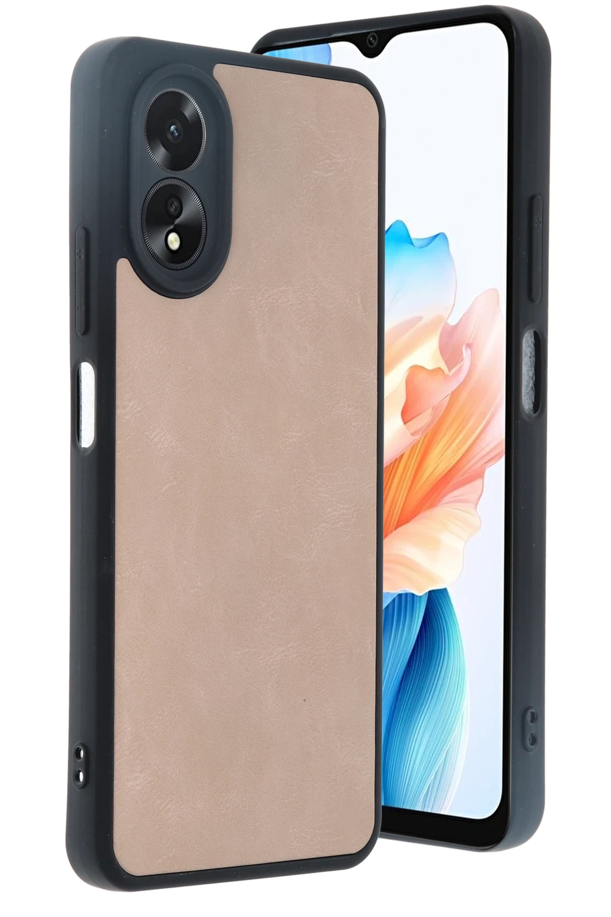newface-oppo-a38-kilif-aras-deri-kapak-pudra-default Uray store Oppo A38 Kılıf Aras Deri Kapak - Pudra - Görsel 1