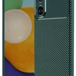Uray store Oppo A38 Kılıf Auto Focus Karbon Kapak - Koyu Yeşil