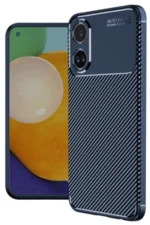 Uray store Oppo A38 Kılıf Auto Focus Karbon Kapak - Lacivert