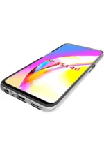 Uray store Oppo A54 4G Kılıf Deluxe 2mm Şeffaf Silikon - Şeffaf - Görsel 4