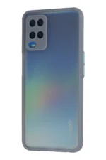 Uray store Oppo A54 4G Kılıf Montreal Silikon Kapak - Gri - Görsel 3