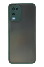 Uray store Oppo A54 4G Kılıf Montreal Silikon Kapak - Yeşil