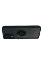 Uray store Oppo A54 4G Kılıf Montreal Yüzüklü Silikon Kapak - Siyah - Görsel 3