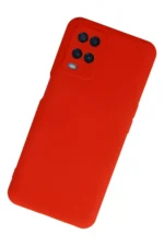 Uray store Oppo A54 4G Kılıf Nano içi Kadife Silikon - Kırmızı - Görsel 2