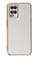 Uray store Oppo A54 4G Kılıf Volet Silikon - Beyaz - Görsel 2