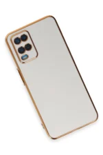 Uray store Oppo A54 4G Kılıf Volet Silikon - Beyaz - Görsel 3