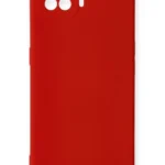 Uray store Oppo A73 Kılıf Nano içi Kadife Silikon - Kırmızı