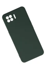 Uray store Oppo A73 Kılıf Nano içi Kadife Silikon - Koyu Yeşil - Görsel 2