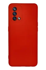 Uray store Oppo A74 4G Kılıf Nano içi Kadife Silikon - Kırmızı