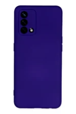 Uray store Oppo A74 4G Kılıf Nano içi Kadife Silikon - Mor