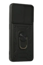 Uray store Oppo A74 4G Kılıf Pars Lens Yüzüklü Silikon - Siyah - Görsel 2