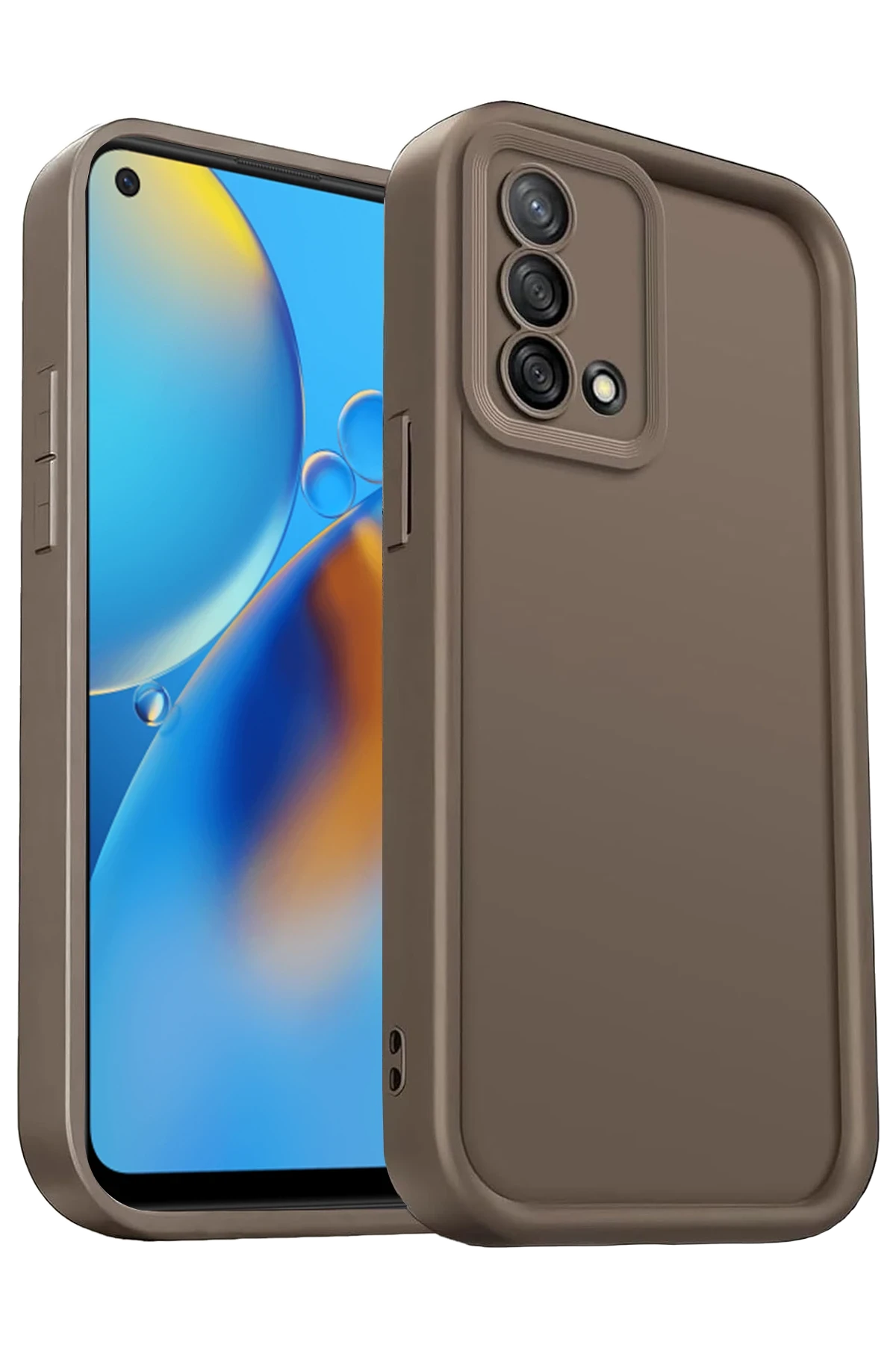 newface-oppo-a74-4g-kilif-viera-silikon-kahverengi-default Uray store Oppo A74 4G Kılıf Viera Silikon - Kahverengi - Görsel 1