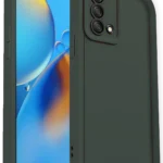 Uray store Oppo A74 4G Kılıf Viera Silikon - Koyu Yeşil