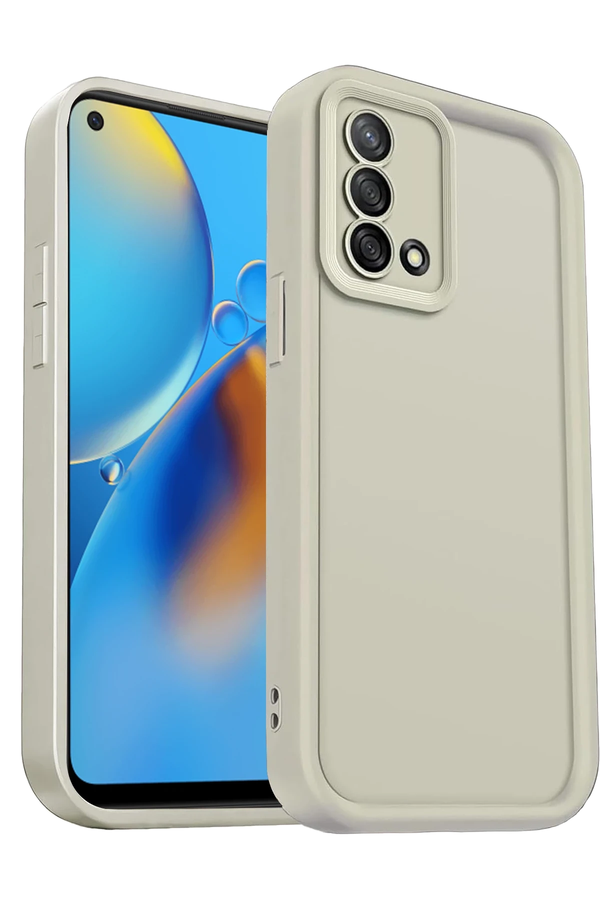 newface-oppo-a74-4g-kilif-viera-silikon-krem-default Uray store Oppo A74 4G Kılıf Viera Silikon - Krem - Görsel 1